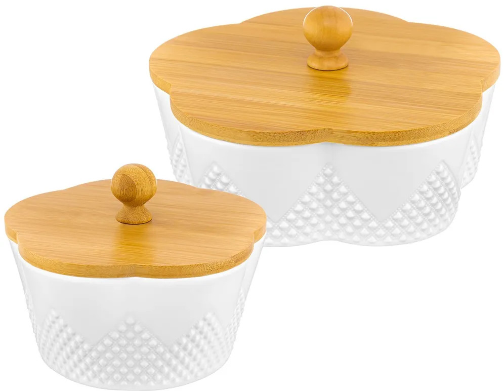 Набор банок для печенья «Ромбики» | Ромбики | Elan Gallery