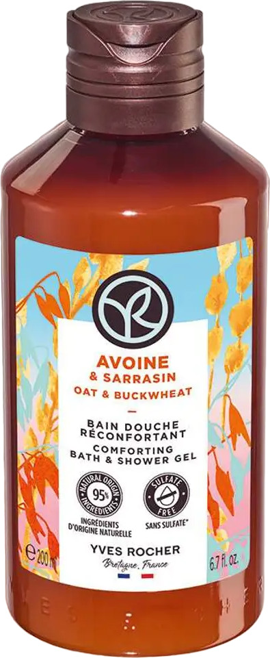 Гель для душа «Овес и гречиха» | Yves Rocher