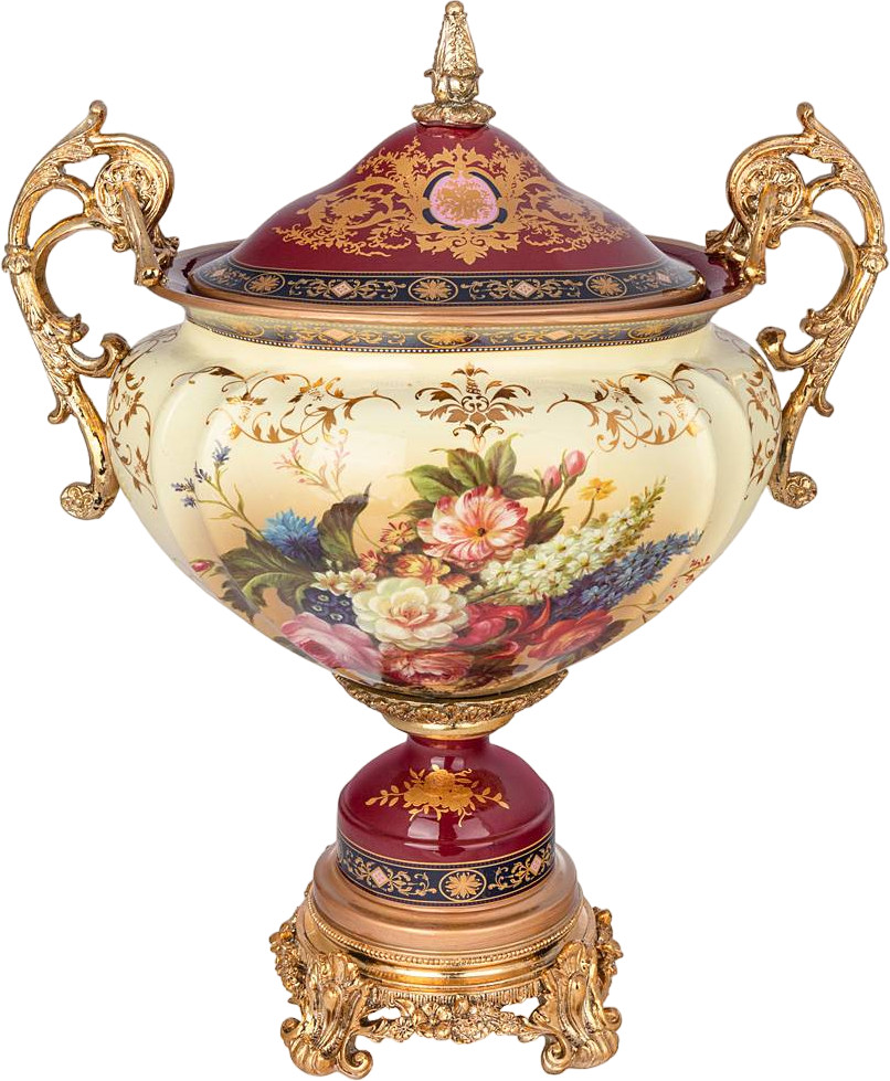 Ваза на ножке с крышкой | Lefard