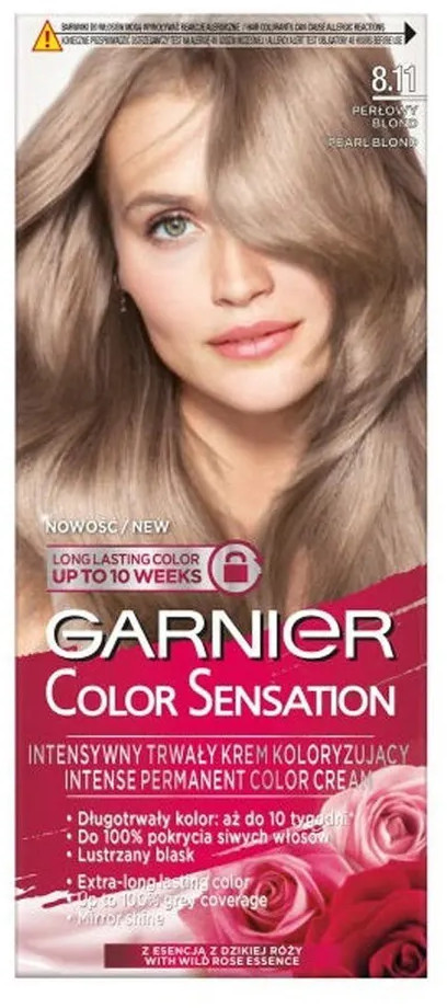 Краска для волос «Color Sensation», оттенок 8.11 ультрапепельный блонд | Color Sensation | Garnier