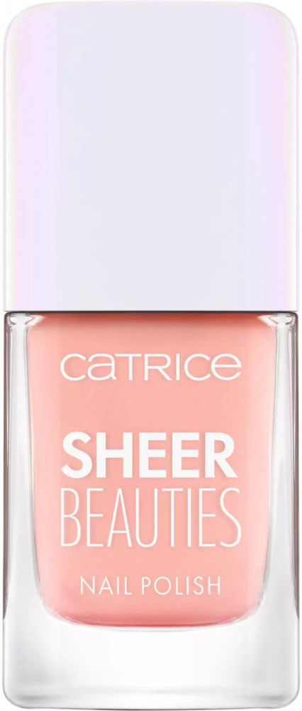 Лак для ногтей «Sheer Beauties Nail Polish», оттенок 050 Peach for the stars | Catrice