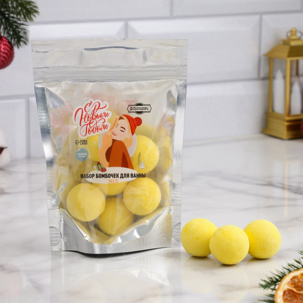 Набор бомбочек для ванны «С Новым Годом!» | Новый год | Добропаровъ