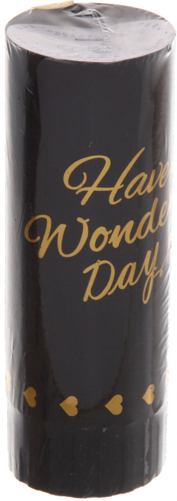 Пневмохлопушка «Воздушные искры, черный» | Серпантин