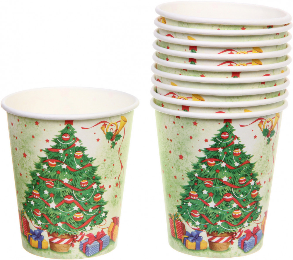 Набор стаканов бумажных «Нарядная красавица»