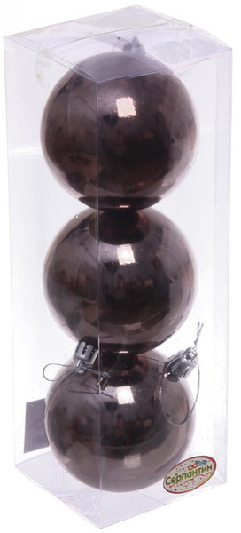 Набор шаров ёлочных «Глянец» | Серпантин