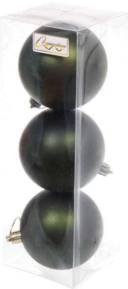 Набор шаров ёлочных «Матовый» | Серпантин