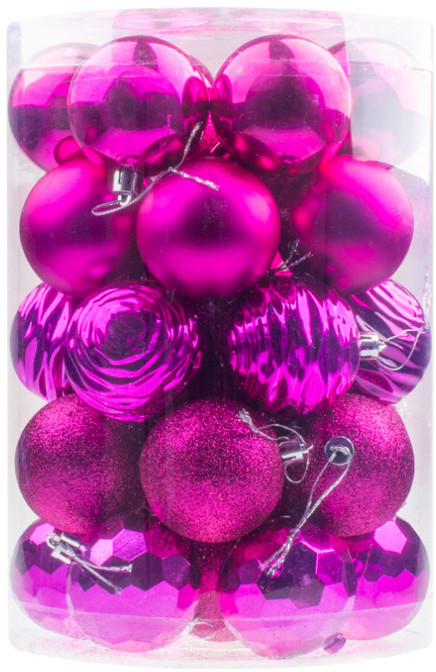 Набор шаров ёлочных «Розовое сияние» | Art of Dream