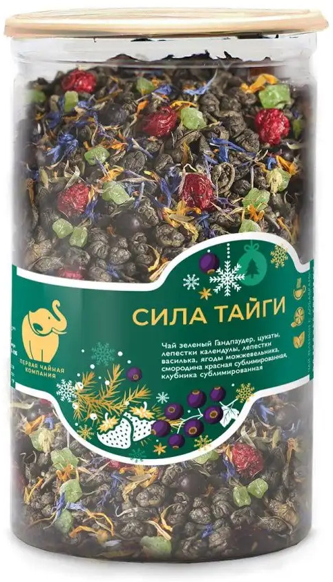 Чай зеленый ароматизированный листовой «Сила Тайги» | Первая чайная компания