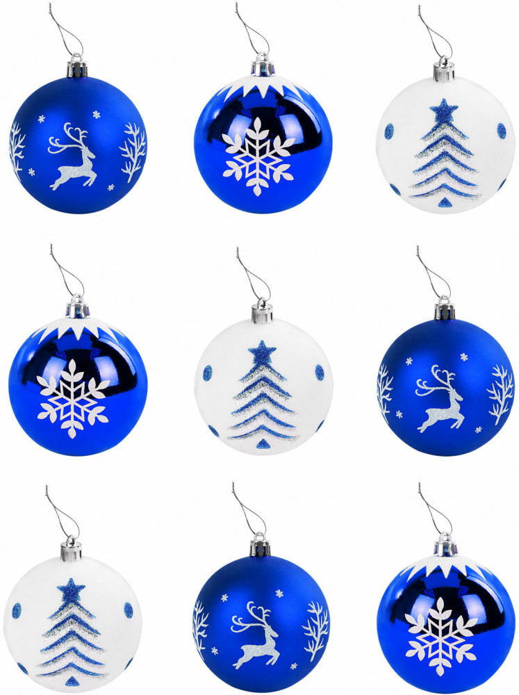 Набор шаров ёлочных «Русская Зима» | Золотая сказка