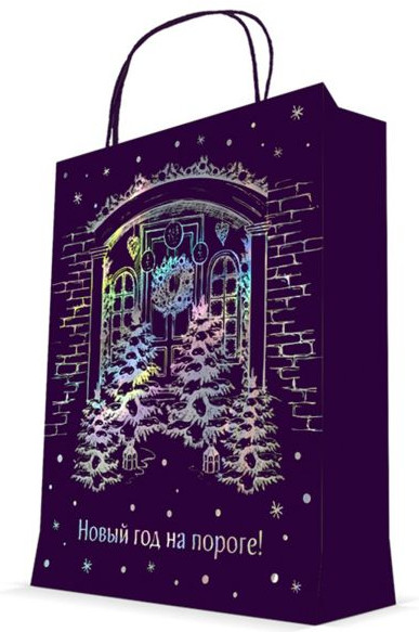 Пакет подарочный «Новый год на пороге!!» | Феникс Презент