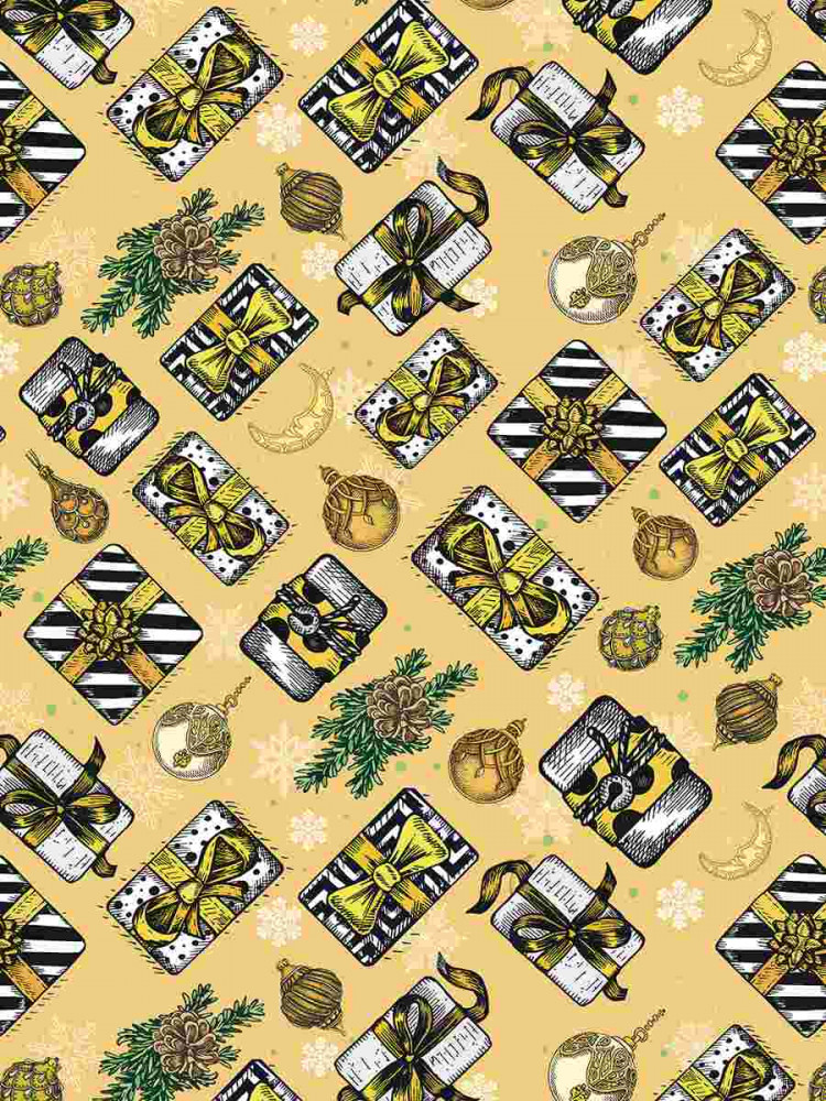 Бумага упаковочная «Новогодний подарок» | Феникс Презент