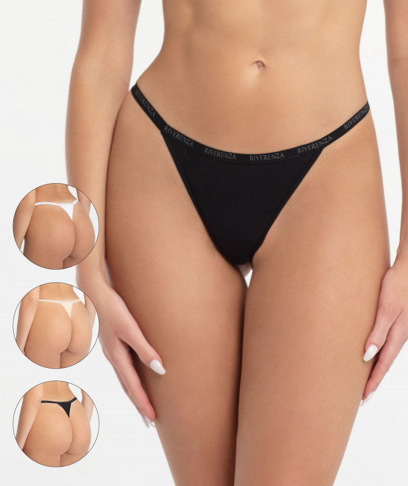 Комплект трусов женских | Cotton logo | Riverenza