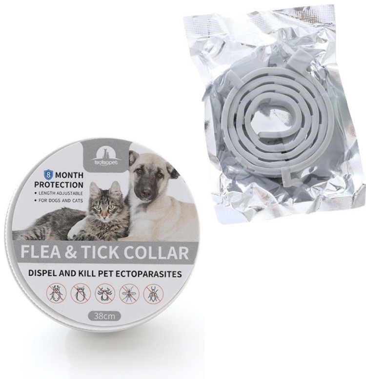 Ошейник для защиты от блох, клещей и насекомых для кошек и собак