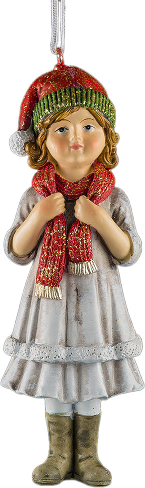 Украшение новогоднее «Мечтательная девочка» | Музыкальная шкатулка | Erich Krause