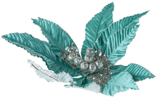 Украшение новогоднее на клипсе «Цветок Авангард» | Magic Time