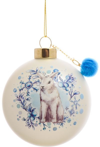 Украшение новогоднее «Зайчик с помпоном» | Magic Time