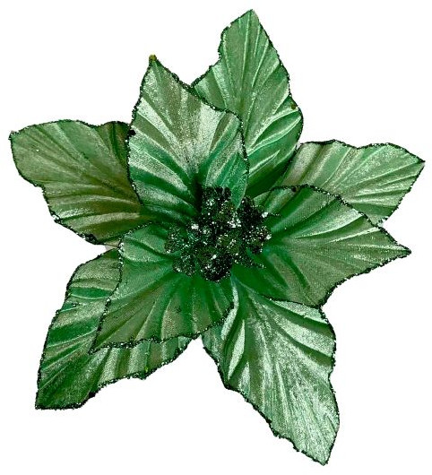 Украшение ёлочное «Изумрудный цветок»