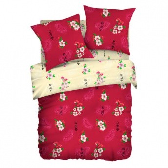 Комплект постельного белья «Сакура» (арт. 10246/1, семейный, БИОкомфорт, 2 наволочки 70х70)