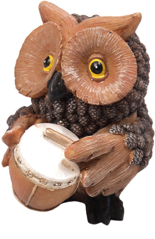 Фигурка «Сова с барабаном» | Феникс Презент