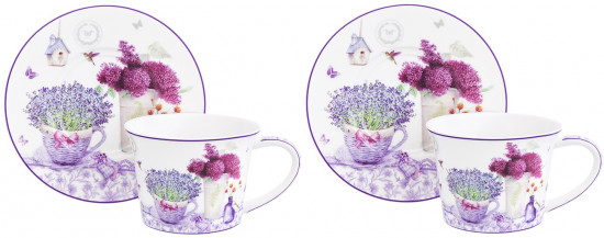 Набор чайных пар «Лаванда»