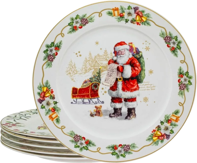 Набор тарелок «Новый год» | Новый год | Lenardi