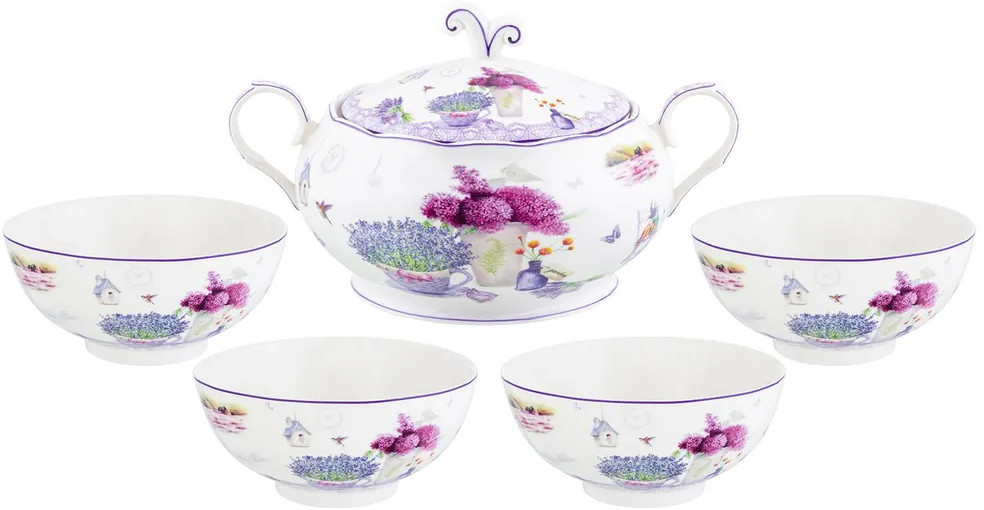 Набор столовой посуды «Лаванда» | Лаванда | Elan Gallery