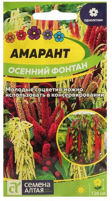 Амарант «Осенний фонтан» | Семена Алтая
