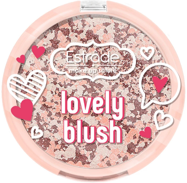 Румяна «Lovely Blush», оттенок 205 нюдовый бежево-розовый | Estrâde