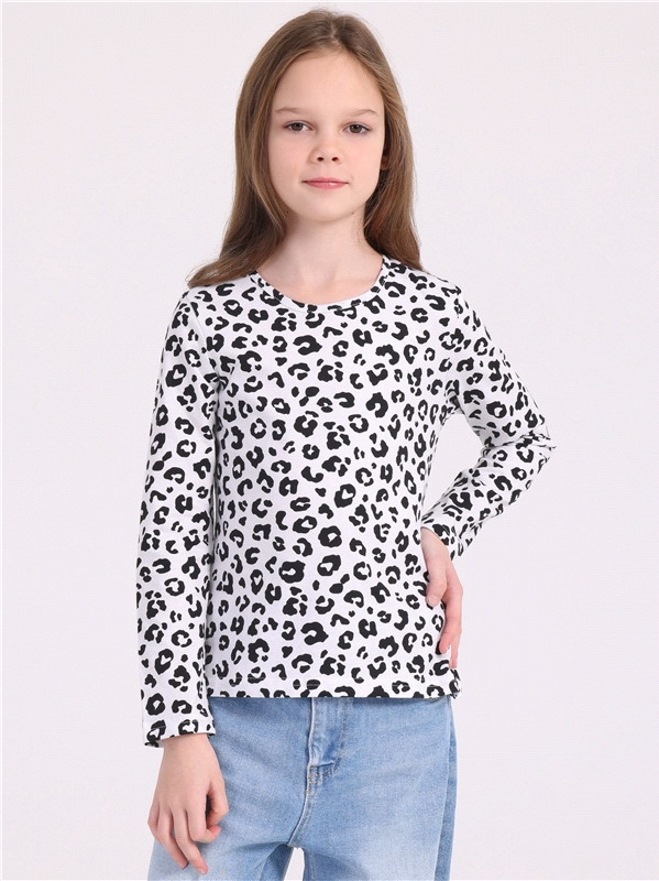 Лонгслив для девочек | Прогулка | Апрель