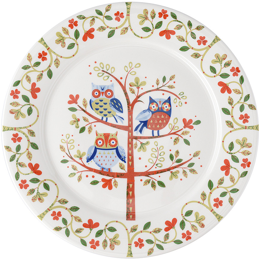 Тарелка «Owl» | Birds of Paradise | Liberty Jones