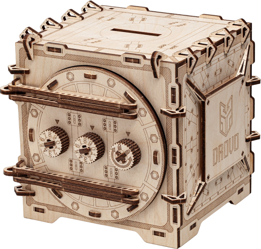 Конструктор деревянный «Сейф с кодовым замком» | Постройки и домики | Drovo