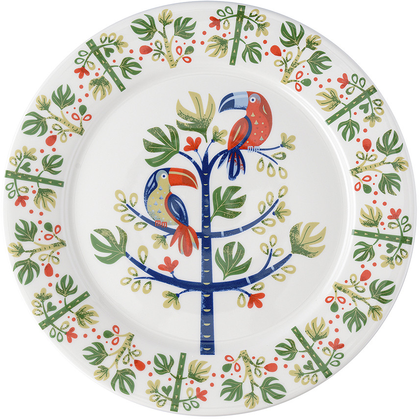 Тарелка «Toucan» | Birds of Paradise | Liberty Jones