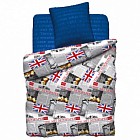 Комплект постельного белья «Britain» (арт. 10986, 1,5-спальный, биоматин, 1 наволочка 70х70)