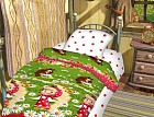 Комплект постельного белья Маша и медведь "Большая стирка" (1,5-спальный, бязь, 1 наволочка 50х70, 3D упаковка)