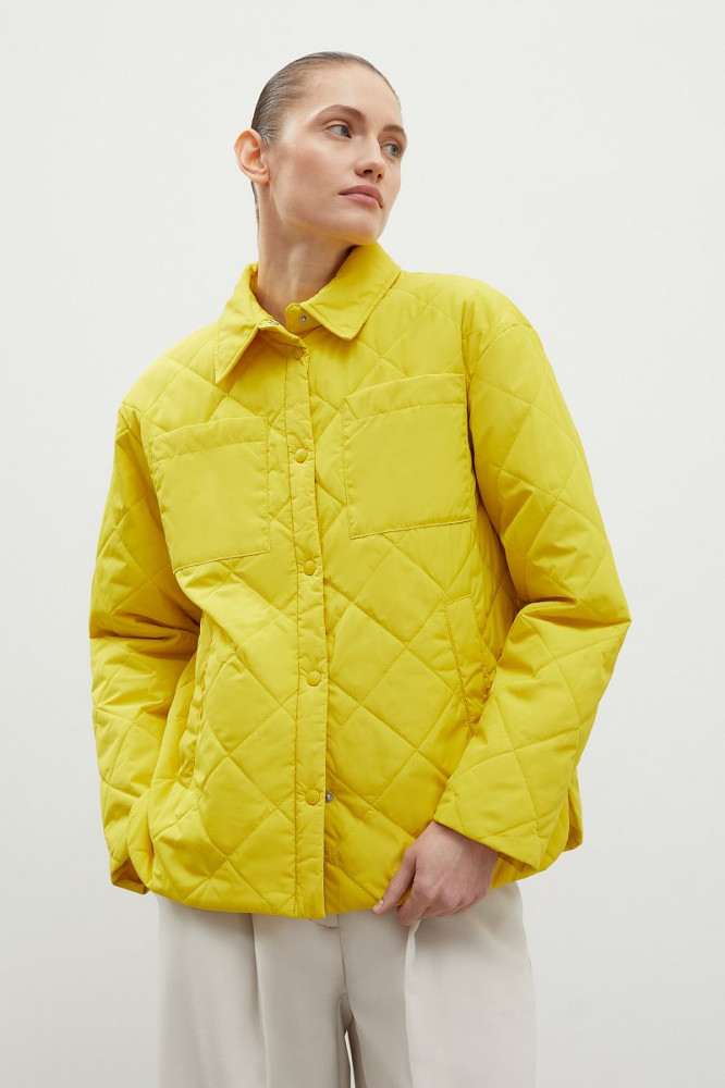 Куртка-рубашка стеганая женская | Finn Flare