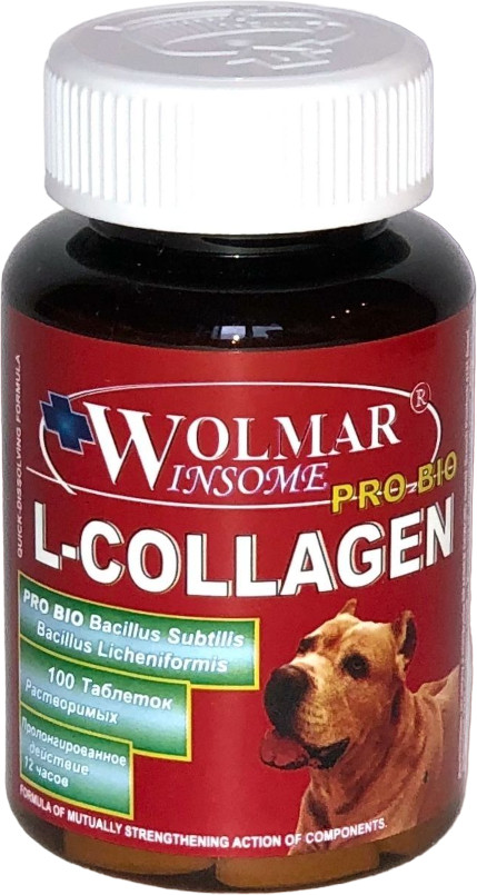 Комплекс витаминный для собак «L-Collagen» | Pro bio | Wolmar Winsome