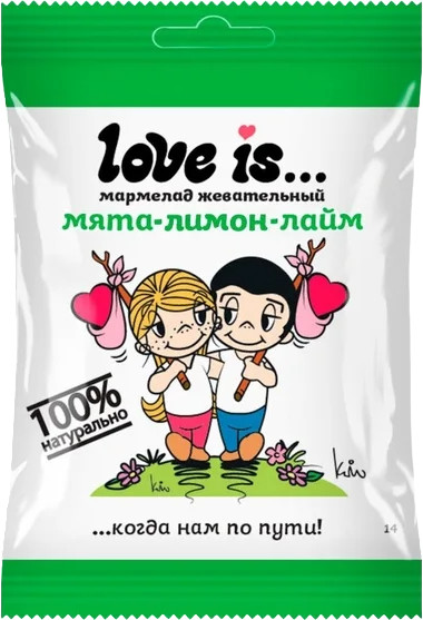 Мармелад жевательный со вкусом мяты, лимона и лайма «ЖуйМиксик» | Love is