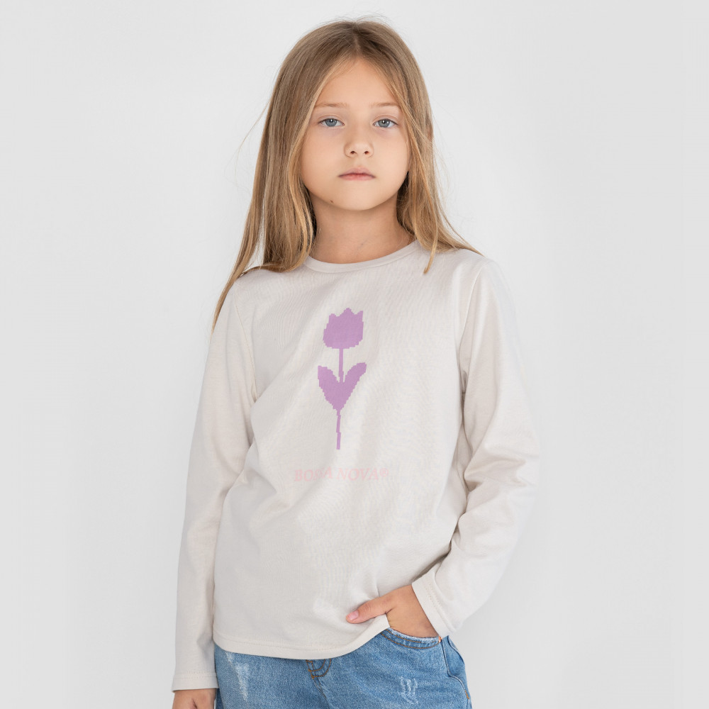 Лонгслив для девочек | Зима 2023 | Bossa Nova