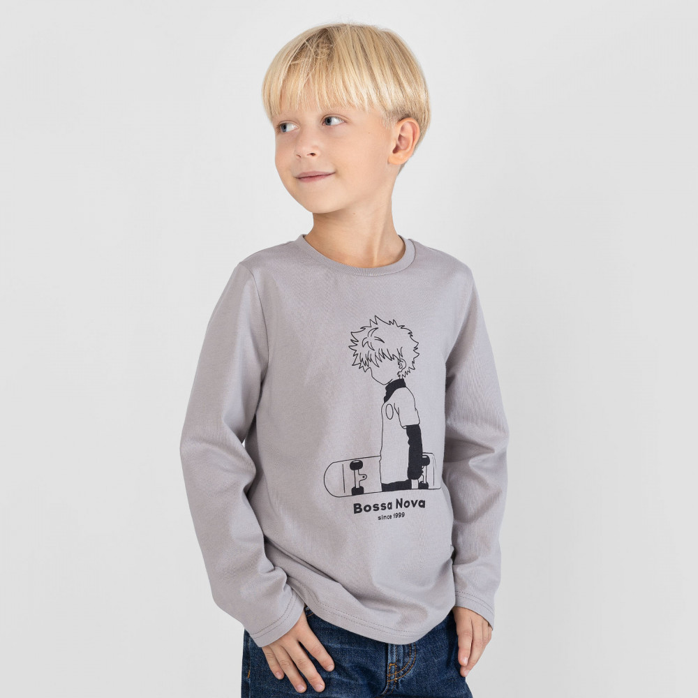 Лонгслив для мальчиков | Зима 2023 | Bossa Nova