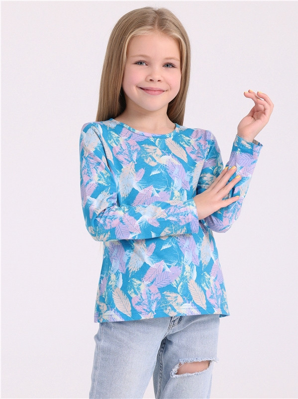 Лонгслив для девочек | Прогулка | Апрель