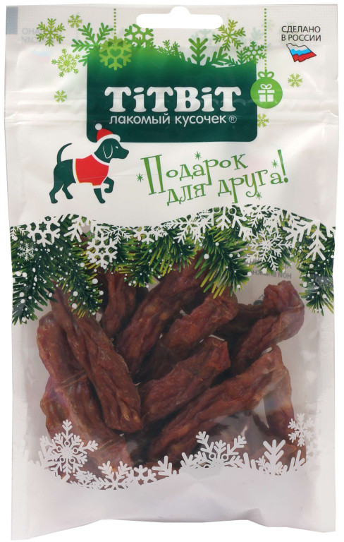 Колбаски для собак «Салямки» | Новогодняя коллекция | TiTBiT