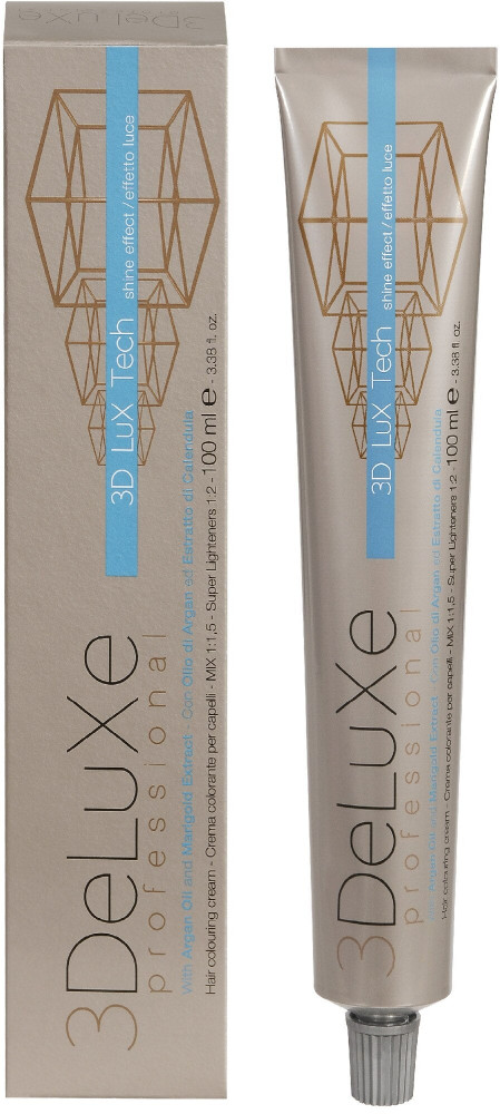 Крем-краска для волос, оттенок 4.3 Каштановый золотистый | 3Deluxe professional