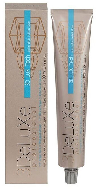 Крем-краска для волос, оттенок 5.62 Светло-каштановый фиолетово-красный | 3Deluxe professional