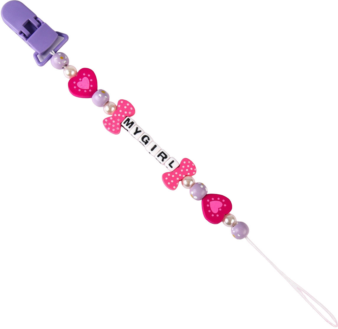 Держатель-игрушка для соски-пустышки «My girl» | Mum&Baby