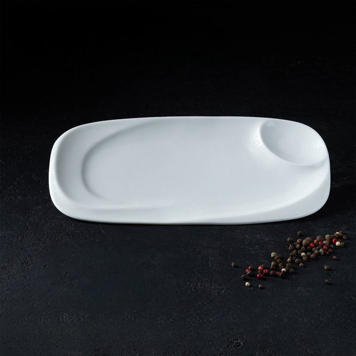 Блюдо сервировочное с соусником «Бланш» | Бланш | Magistro