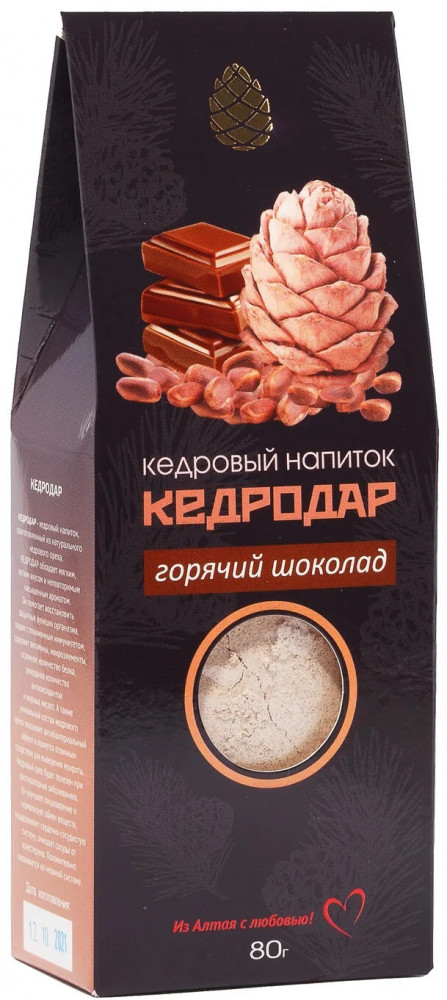 Кедровый напиток со вкусом горячего шоколада «Кедродар» | Хелпер Мед