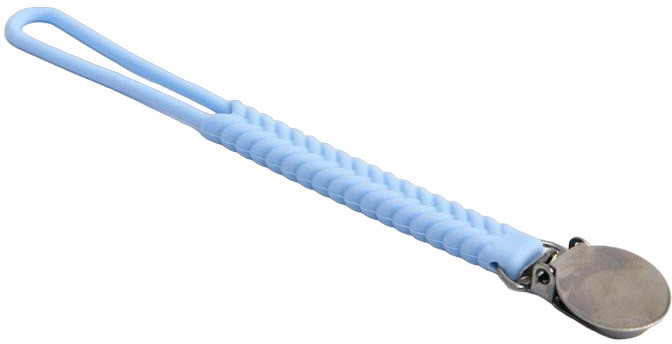 Держатель для пустышки силиконовый «Косичка» | Силикоша | Mum&Baby