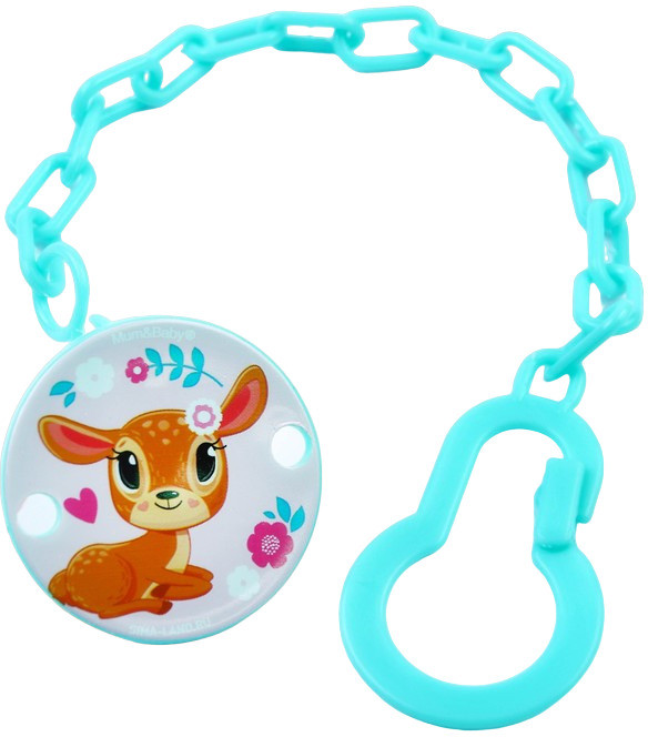 Держатель для пустышки на цепочке «Мамы и малыши: оленёнок» | Мама и малыш | Mum&Baby