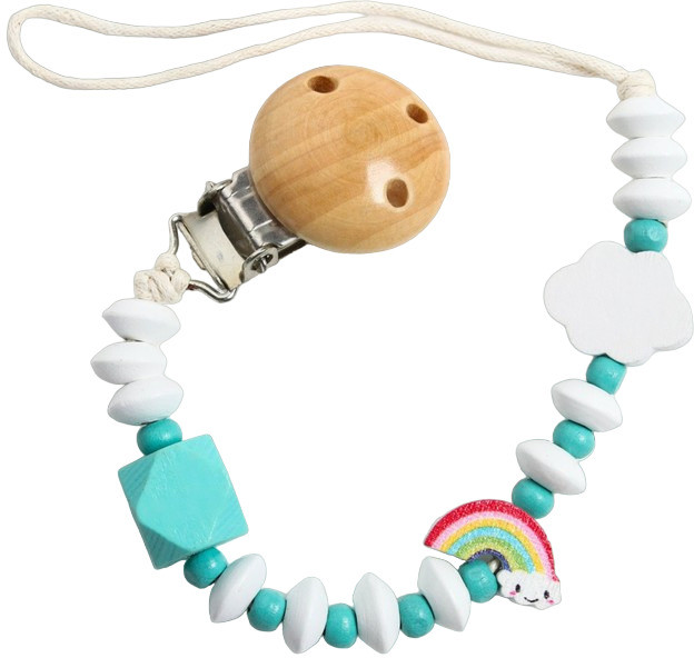 Держатель для пустышки «Радуга» | ЭКО | Mum&Baby