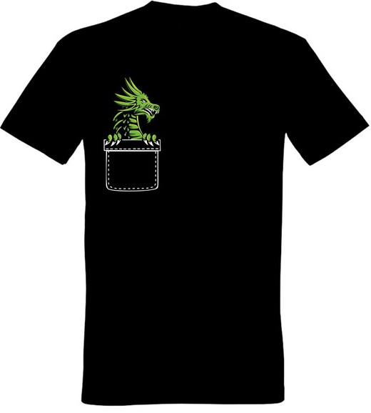 Футболка мужская с принтом «Дракон Вааргис» | T-Shirts